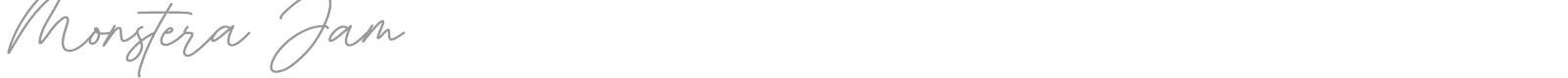 Monstera Jam font preview